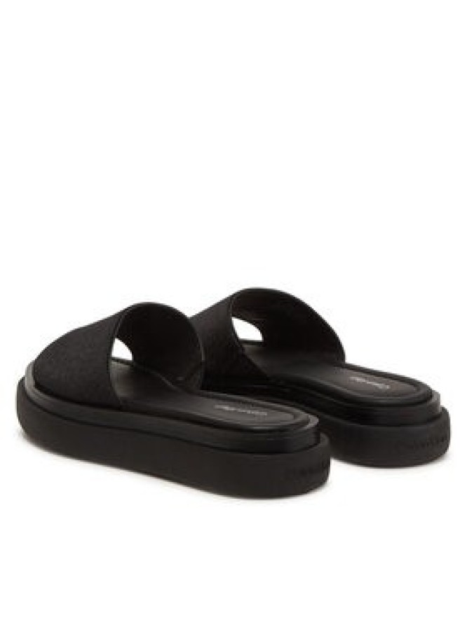 Calvin Klein Klapki Flatform Slide Jacq HW0HW02461 Czarny