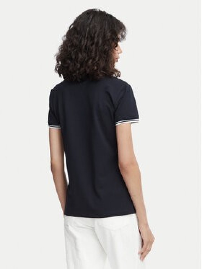 Beverly Hills Polo Club Polo P-SS26W-P0300 Granatowy Regular Fit