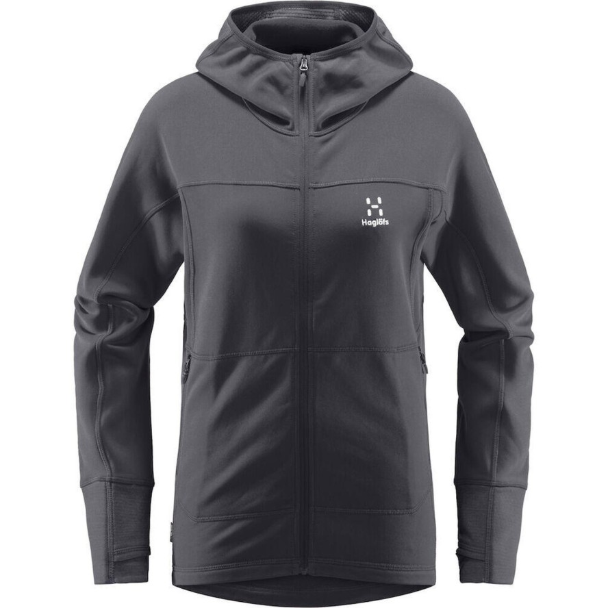 Damska Turystyka Bluza z Kapturem Lekka Oddychająca Haglöfs Betula Hood