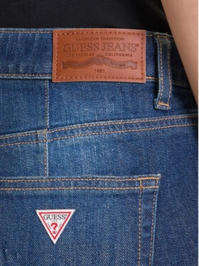 Guess Jeans Jeansy W5BA3O D0026 Niebieski Boyfriend Fit