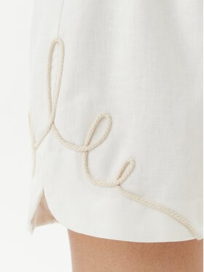 ACCESS FASHION Szorty materiałowe 53-5060-133 Biały Loose Fit