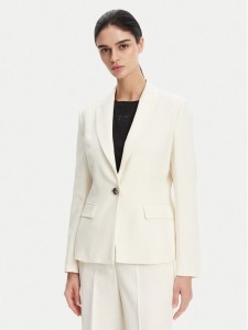 PINKO Marynarka 104930 A213 Biały Regular Fit