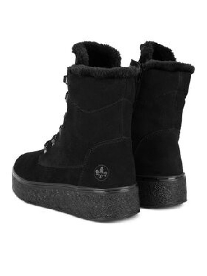 Rieker Trzewiki 78800-00 Czarny