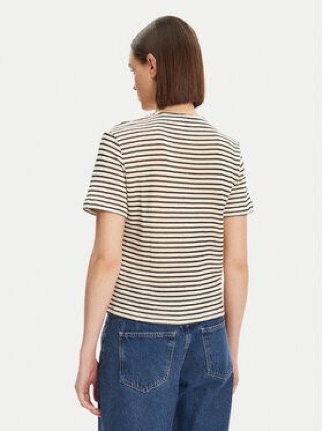 Pieces T-Shirt Manilla 17155073 Écru Loose Fit