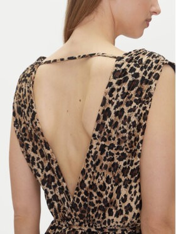 ONLY Sukienka koktajlowa Elema 15227247 Brązowy Regular Fit