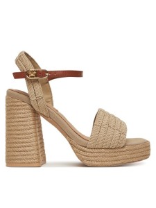 Tommy Hilfiger Espadryle Rope Heel Platform Sandal FW0FW08425 Beżowy