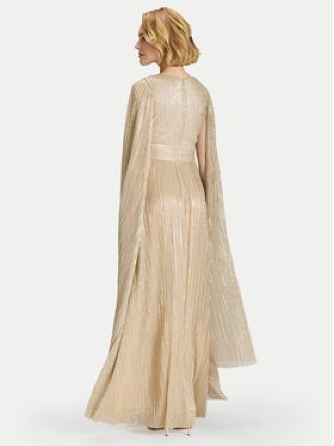 Swing Sukienka wieczorowa 5AK09700 Złoty Regular Fit