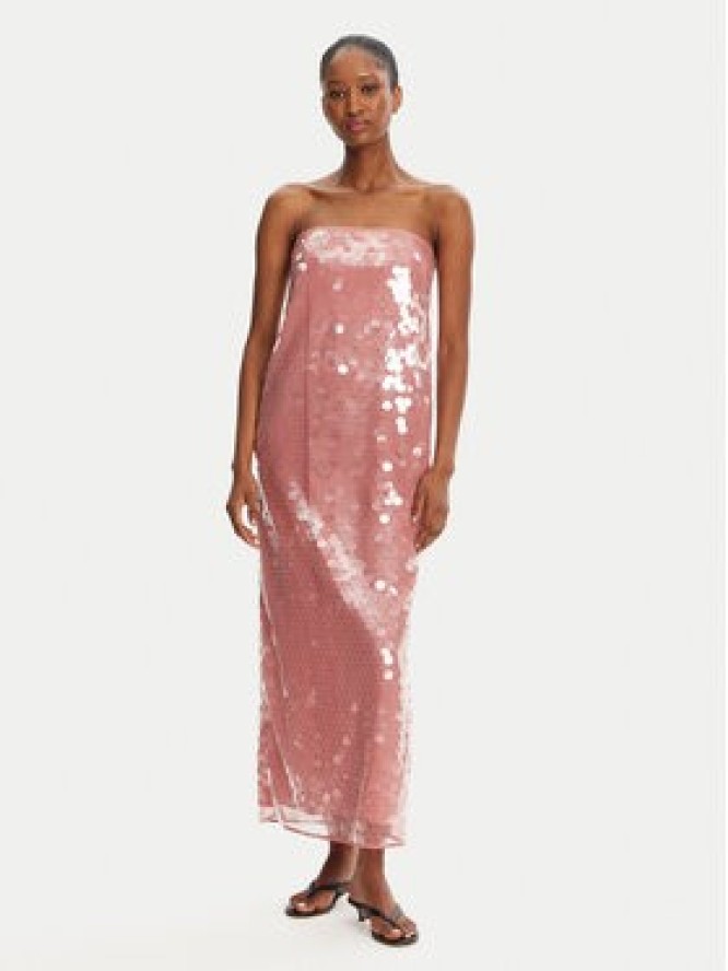 STAUD Sukienka koktajlowa Casey R25R2168LS Różowy Regular Fit