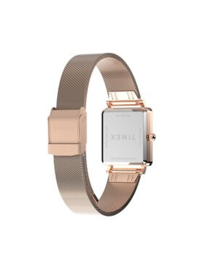 Timex Zegarek Transcend TW2Y26200 Różowe złoto