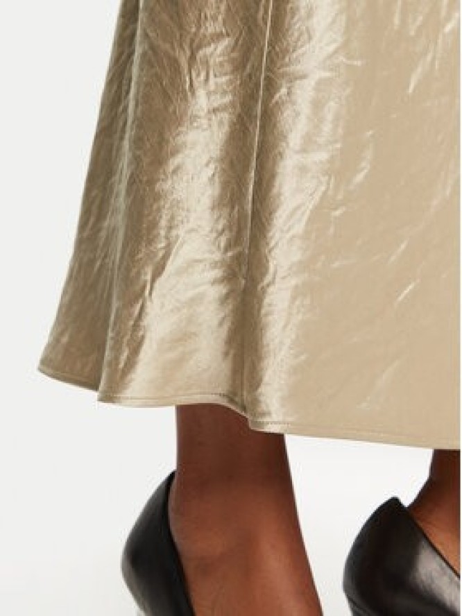 Boss Spódnica midi Vesatie 50524006 Beżowy Regular Fit