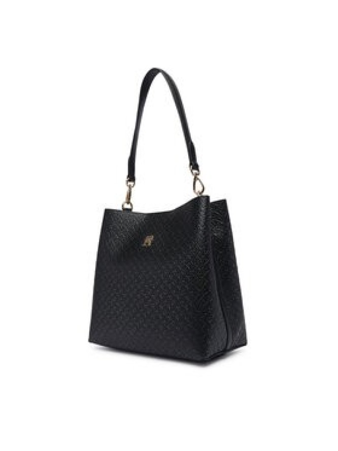 Tommy Hilfiger Torebka Th Icon Shoulder Bag Mono AW0AW19000 Czarny