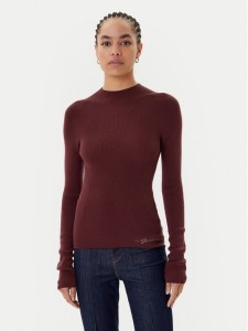 Guess Golf W5BR15 Z3OW2 Bordowy Slim Fit