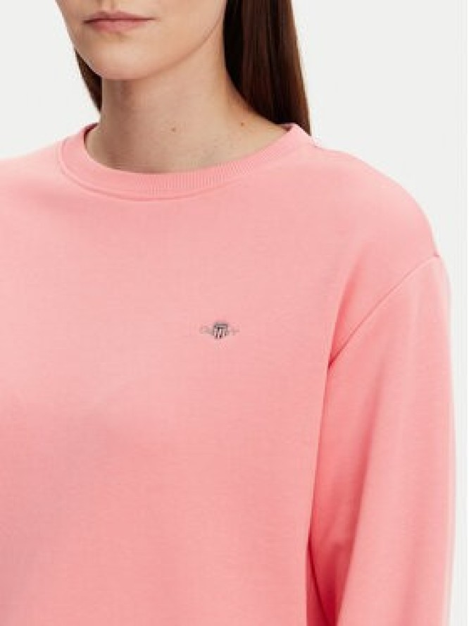 Gant Bluza Shield 4201414 Różowy Relaxed Fit