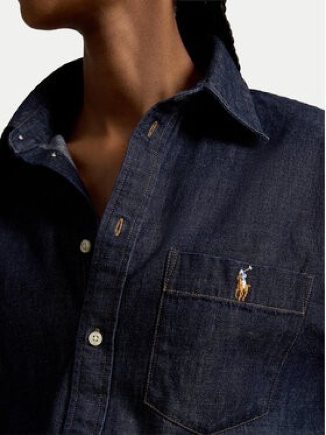 Polo Ralph Lauren Koszula jeansowa 211B17136001 Granatowy Regular Fit