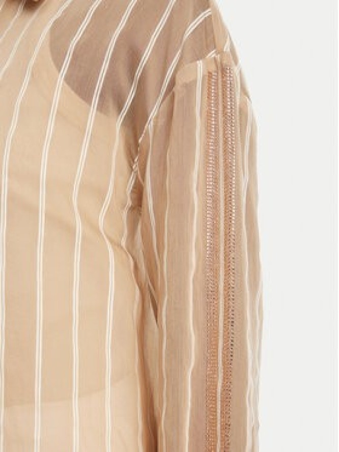 LOLA CASADEMUNT Koszula LS2515045 Beżowy Relaxed Fit
