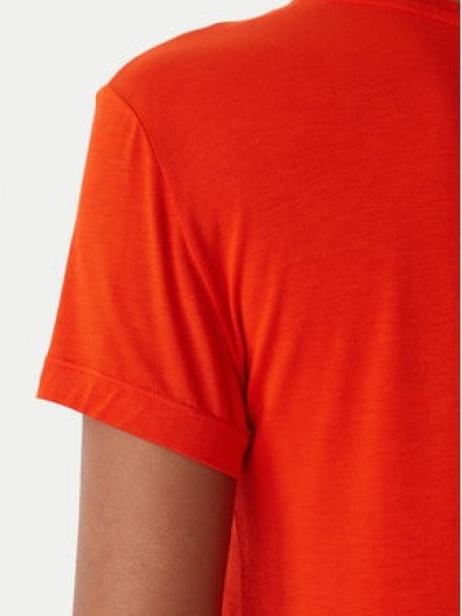 Emporio Armani T-Shirt EW000408 AF19024 U5029 Koralowy Regular Fit