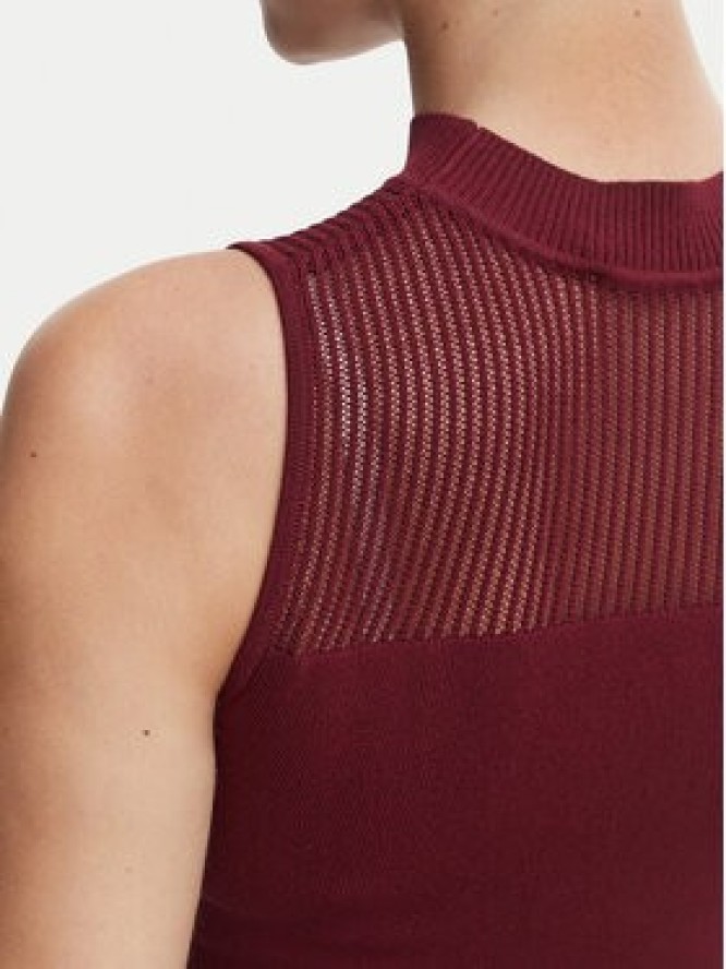 Morgan Top 252-MJULIE Bordowy Slim Fit