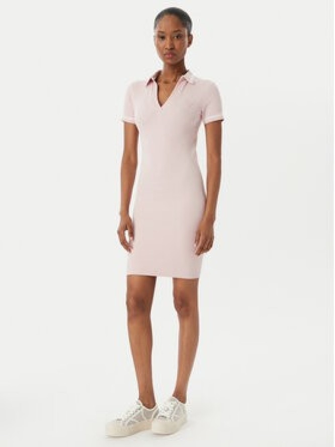 Guess Sukienka codzienna V6RK02 Z4692 Różowy Regular Fit