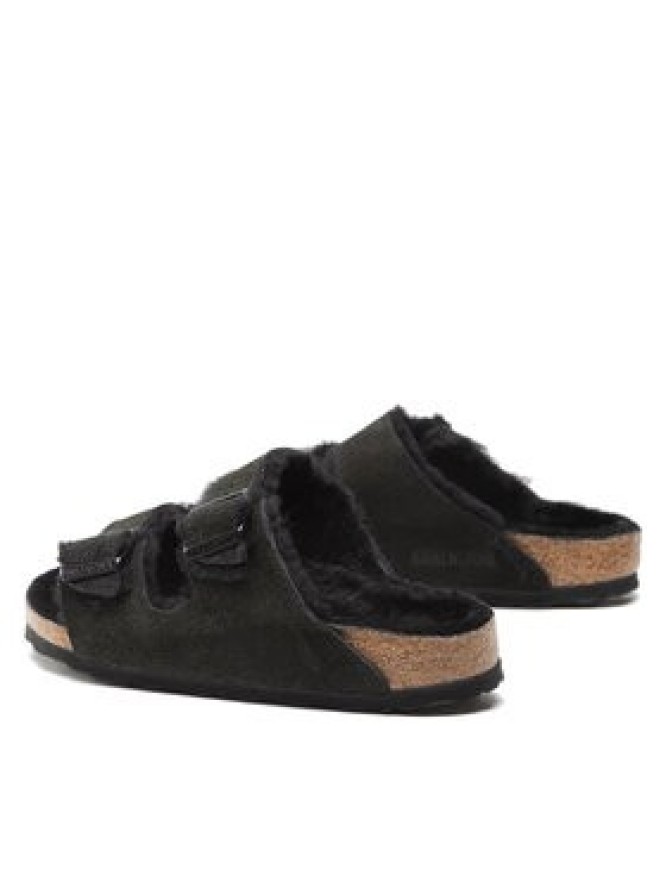 Birkenstock Klapki Arizona Shearling 0752663 Czarny