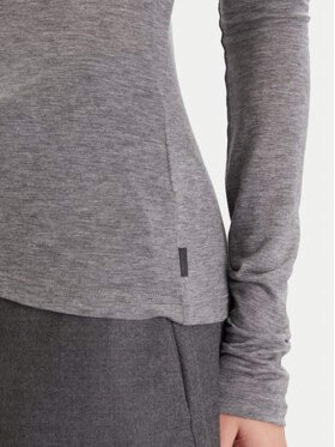 Calvin Klein Sweter LV044D239G Szary Slim Fit