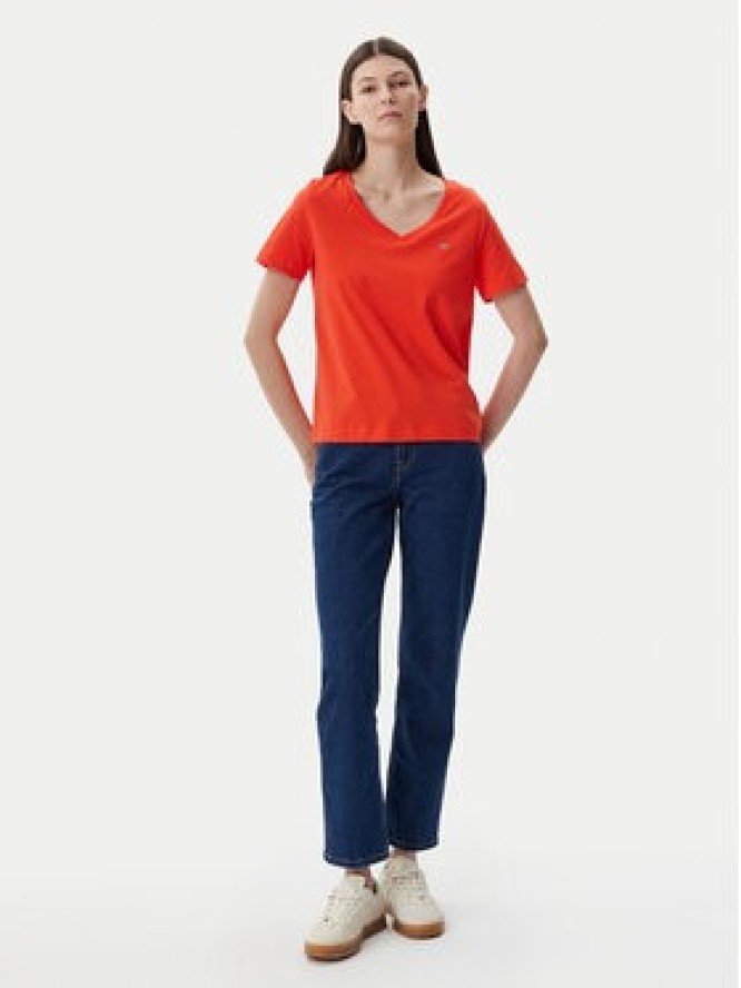 Gant T-Shirt Shield 4200750 Pomarańczowy Regular Fit