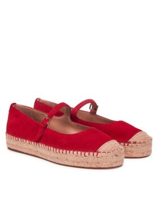 LAUREN RALPH LAUREN Espadryle 802P06401002 Czerwony