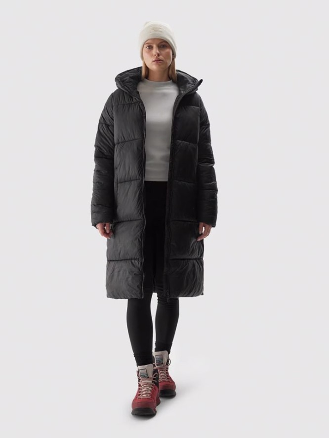 4F Płaszcz puchowy w kolorze czarnym rozmiar: XS