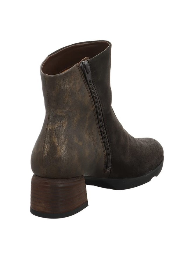 Think! Skórzane botki w kolorze brązowym rozmiar: 36