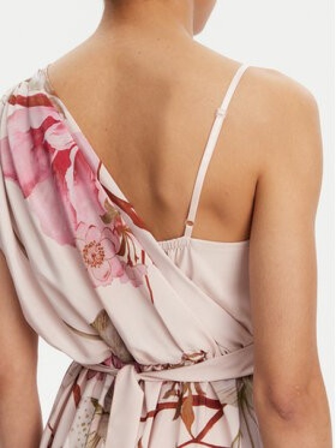 Rinascimento Sukienka wieczorowa CFC0019854002 Beżowy Regular Fit