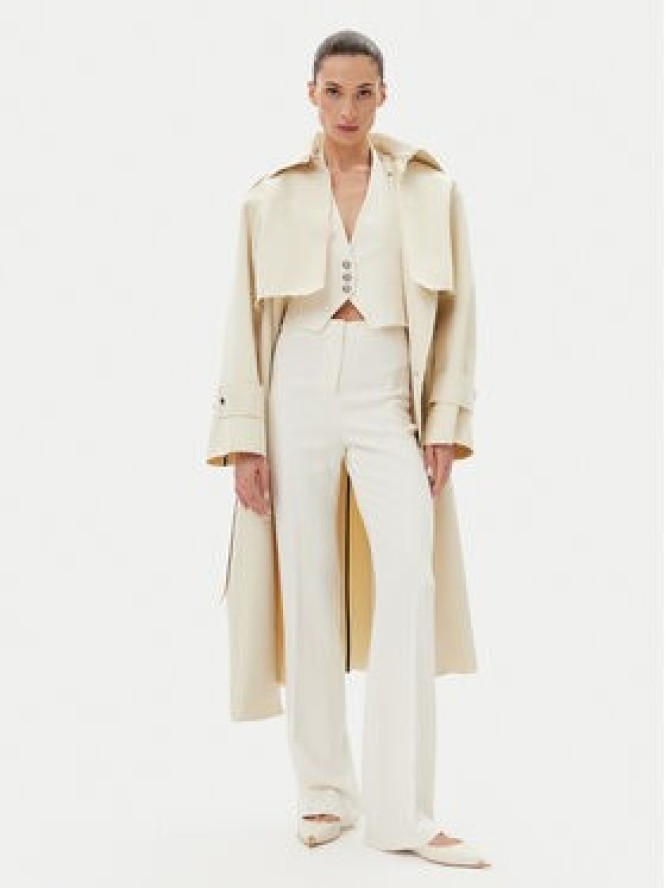 PINKO Spodnie materiałowe 104690 A213 Z07 Biały Regular Fit