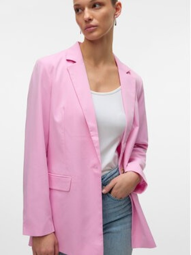 Vero Moda Marynarka Nila 10320915 Różowy Slim Fit