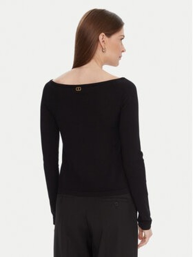 TWINSET Sweter 252TT3260 Czarny Slim Fit
