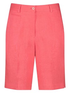 Gerry Weber Lniane bermudy w kolorze czerwonym rozmiar: 40
