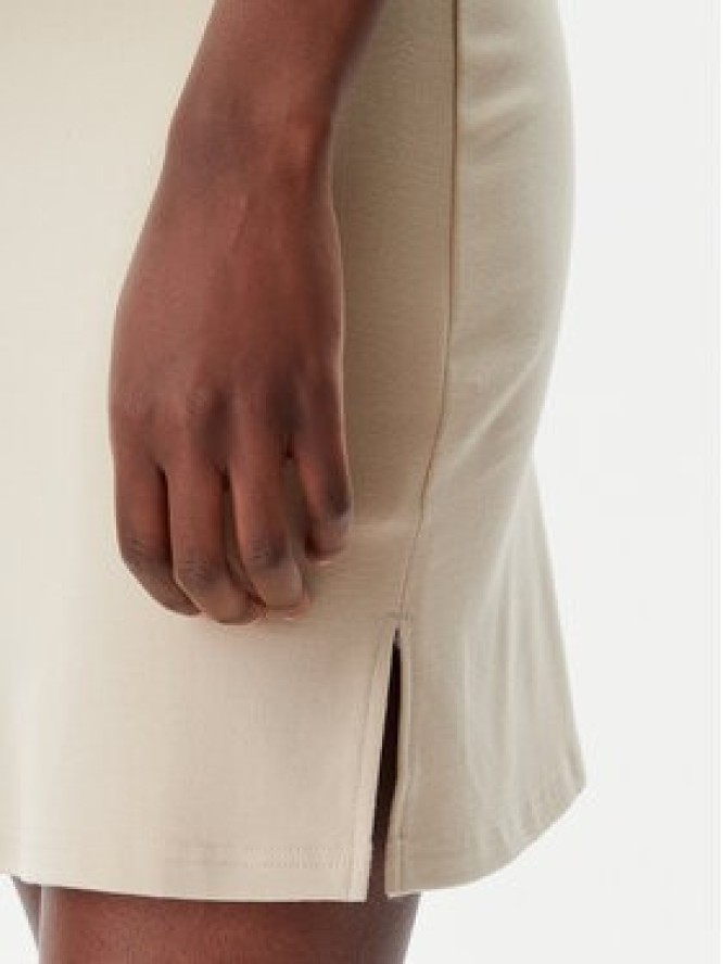 Calvin Klein Jeans Sukienka codzienna Logo J20J225290 Beżowy Slim Fit