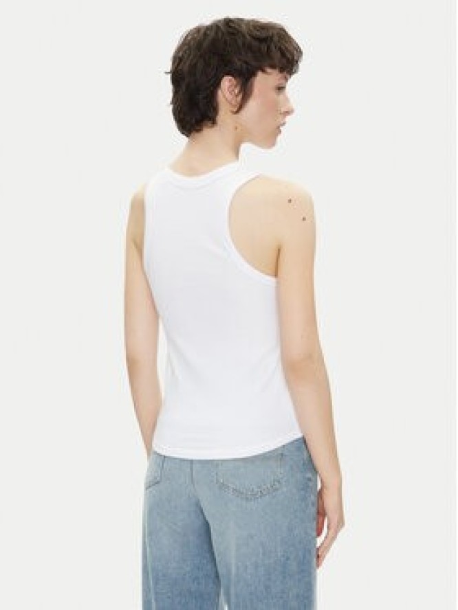 Pepe Jeans Top Marian PL506035 Biały Slim Fit