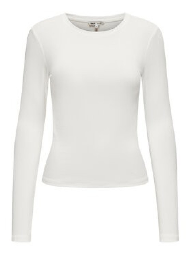 ONLY Bluzka Riley 15323159 Biały Slim Fit