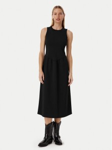 Calvin Klein Sukienka codzienna LV044G207G Czarny Regular Fit