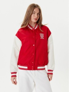 Guess Jeans Kurtka bomber W5YL15 WHAA2 Czerwony Regular Fit