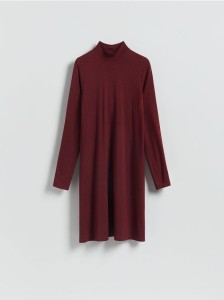 Sukienka z modalu - bordowy