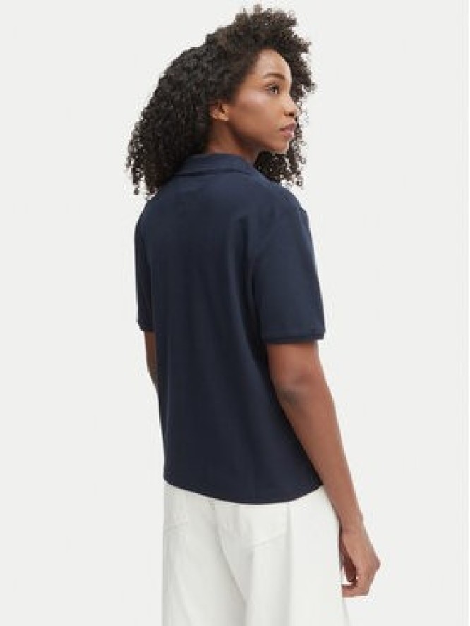 Tommy Hilfiger Polo WW0WW48720 Granatowy Relaxed Fit