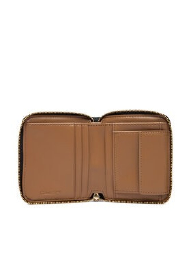 Calvin Klein Portfel Foil Logo Medium Zip Around LV04F1120G Czarny