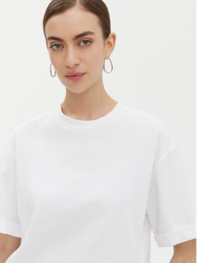PINKO T-Shirt 104882 A2HN Biały Regular Fit