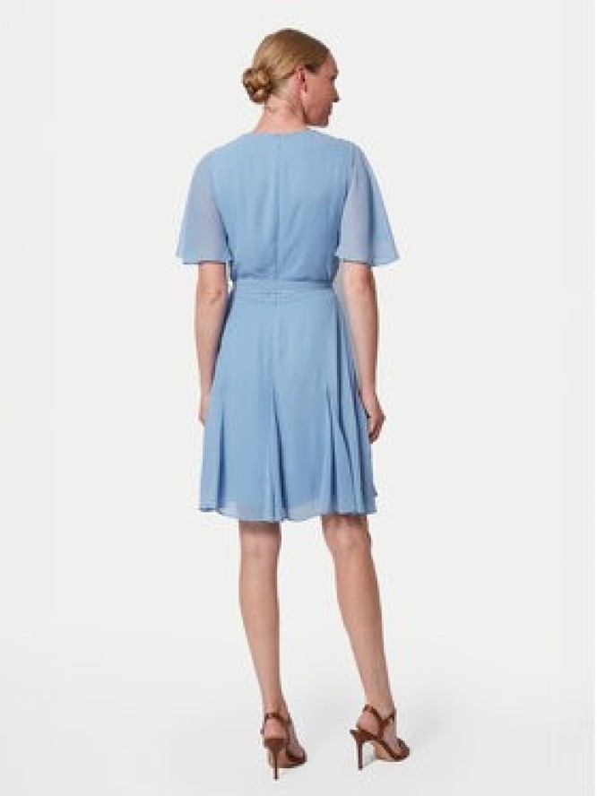 LAUREN RALPH LAUREN Sukienka koktajlowa 250938944003 Niebieski Regular Fit