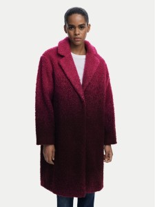 Desigual Płaszcz zimowy Icecream 25WWEW64 Różowy Relaxed Fit