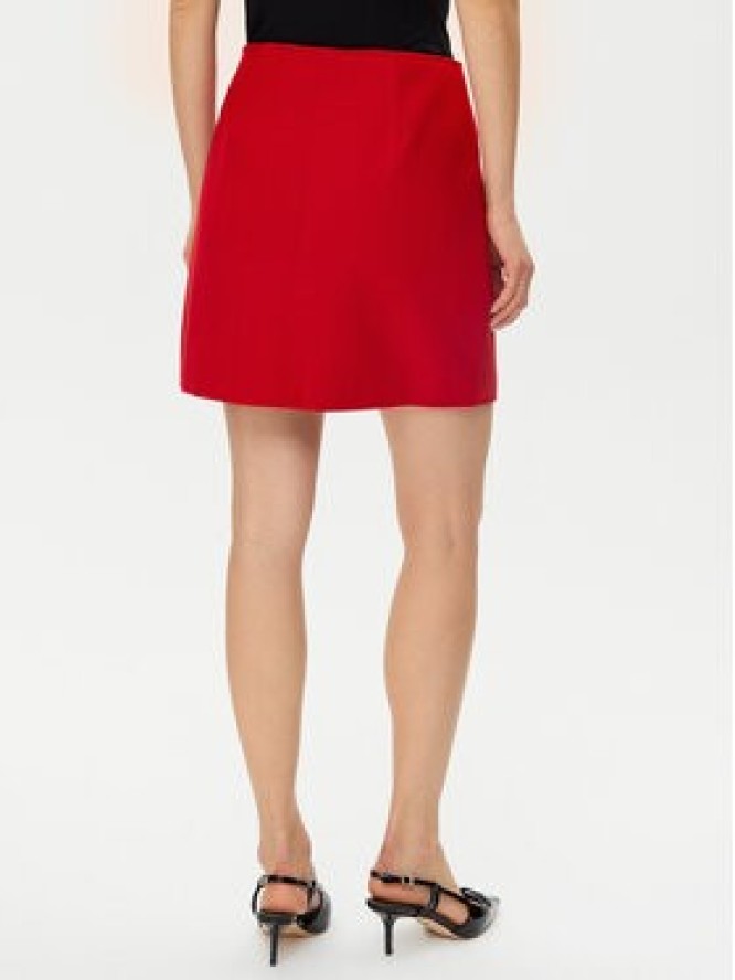 Morgan Spódnica mini 241-JADA Czerwony Straight Fit
