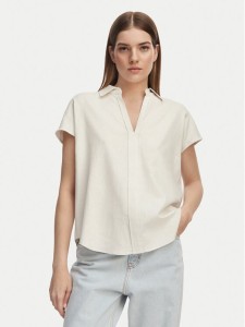 Calvin Klein Jeans Koszula Monogram LV04RC276G Beżowy jasny Slim Fit