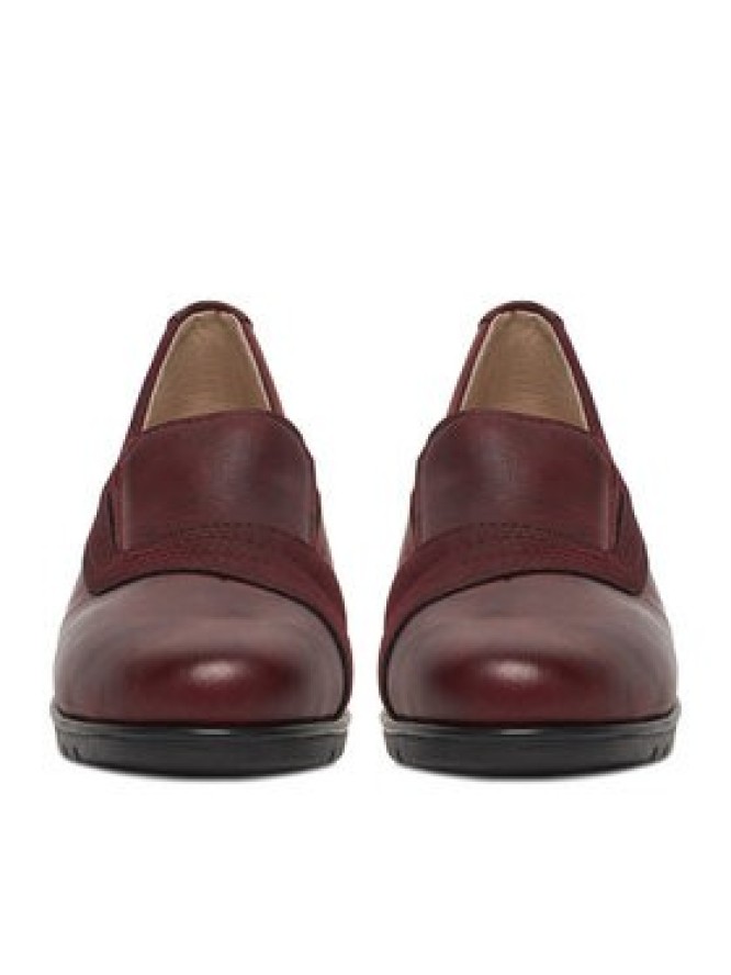 Rieker Półbuty L5356-35 Bordowy