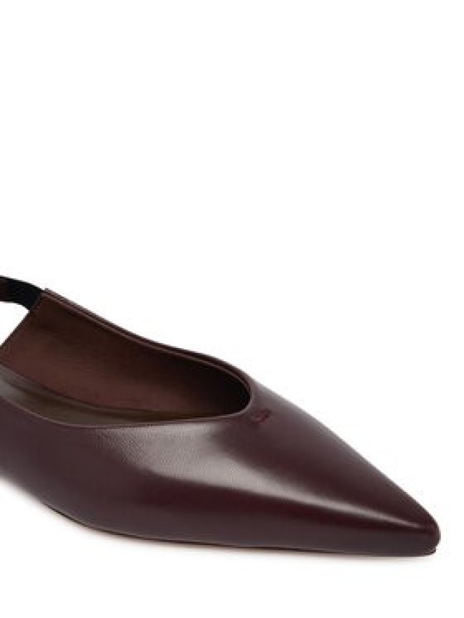 Max Mara Baleriny Mxacrea 2614521431600 Bordowy