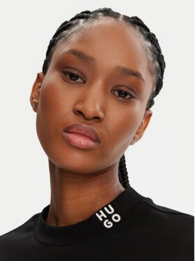 HUGO T-Shirt Damelody 50520187 Czarny Relaxed Fit