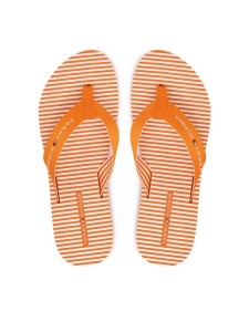Tommy Hilfiger Japonki Th Ithaca Stripe Summer Sandal FW0FW09192 Pomarańczowy